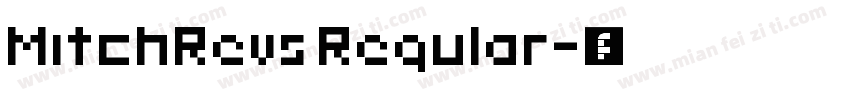 MitchRevs Regular字体转换